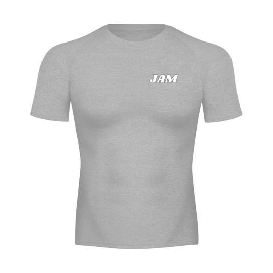 compression,shirt,t shirt,grey,compression shirt